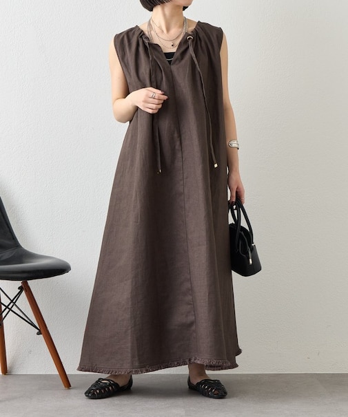 2WAYリネンリボンOP