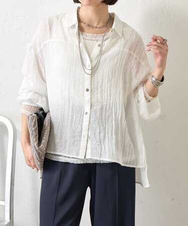 袖ギャザーガーゼSH