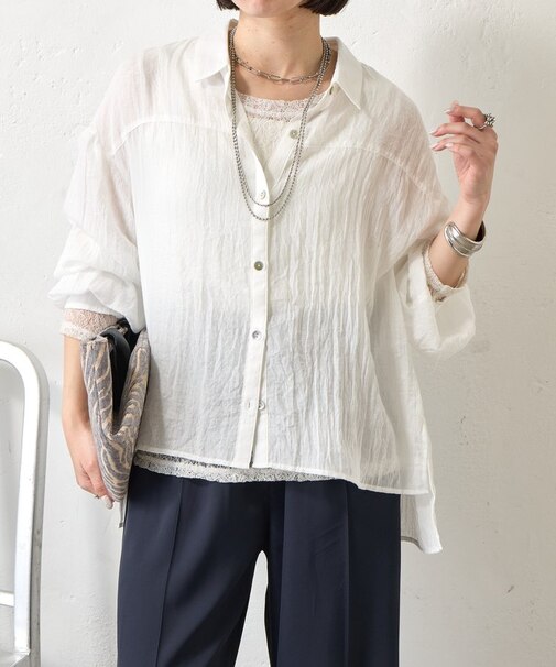 袖ギャザーガーゼSH