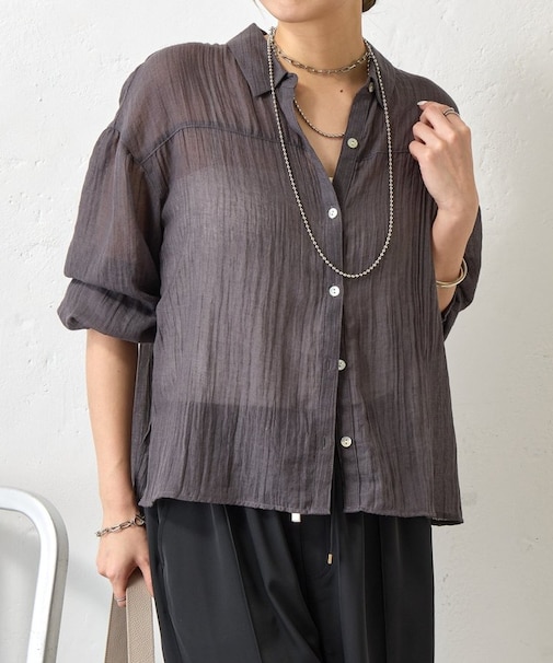 袖ギャザーガーゼSH