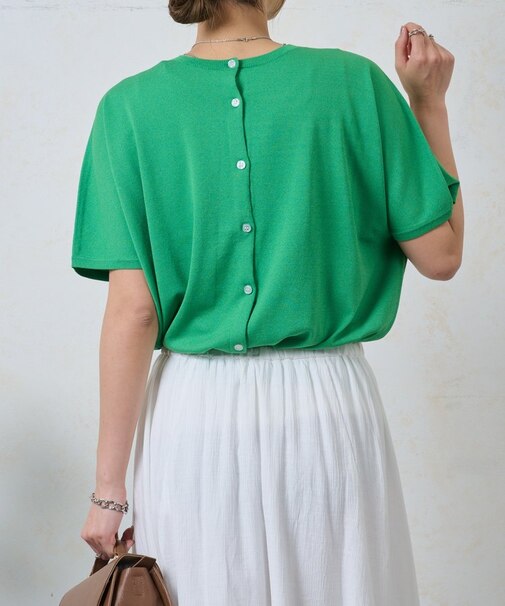 2WAYドルマンニットカーデ