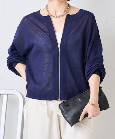 UVジップブルゾン