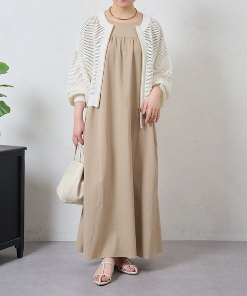 リラックスギャザーワンピース