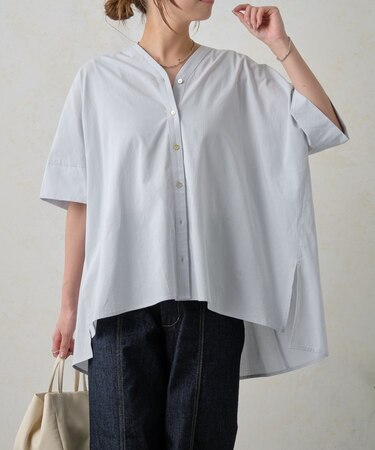 バックピンタックシャツ