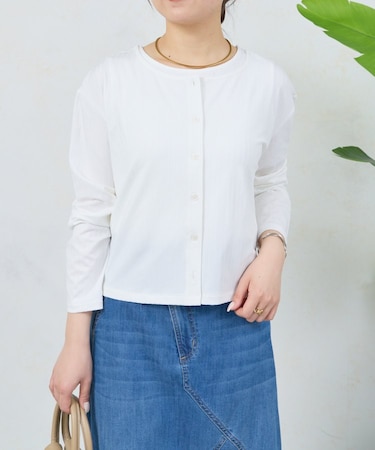 ストライプセットカットソー