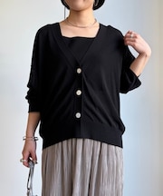 接触冷感カーディガン