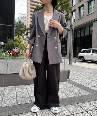 【ベーシックこそ、上質を選びたい】上品イージーパンツ