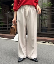【ベーシックこそ、上質を選びたい】上品イージーパンツ