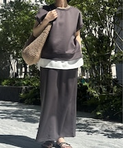 裾レイヤードセットアップ