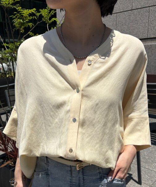 リネンライクシャツ