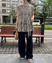 冷感デニムパンツ