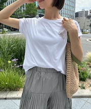 ワンポイントロゴカットソー
