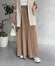 ツイルプリーツスカート