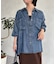 テンセルバックシャーリングシャツ