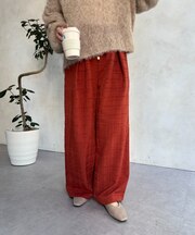 モールチェックパンツ