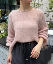 モヘア混ニット