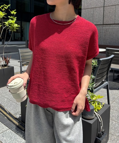 フレンチメッシュニット