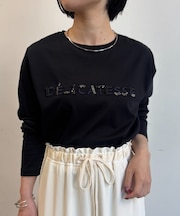 ビーズ刺繍ロンT