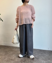 テンセルデニムイージーパンツ