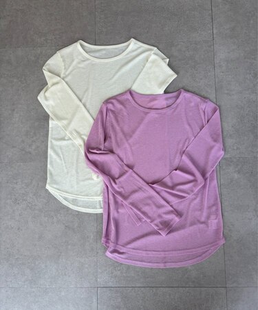 クルー長袖Tシャツ