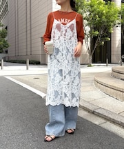 【PalinkA/パリンカ】レース刺繍ワンピース