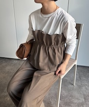フリルビスチェセットアップ