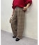 グレンチェックパンツ