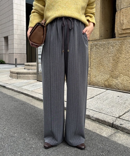新品未使用タグ付き　P.G.ロゴ入りストライプパンツ　サイズM 三井アウトレットパーク オンライン