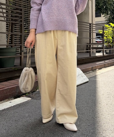 コーデュロイイージーパンツ