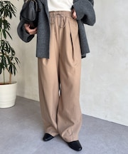 ストライプコクーンパンツ
