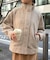 スタンドネックコクーンブルゾン