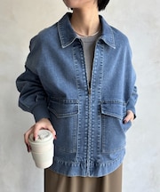 デニムジップジャケット