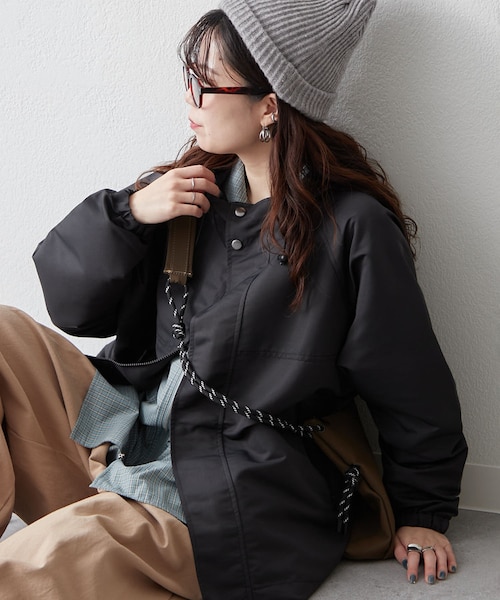 IENA Pタフタフーデットブルゾン マウンテンパーカー ブラウン 36 IENA