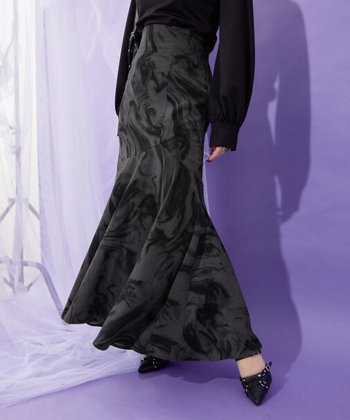 【Mavie..7】後レースUPマーメイドスカート