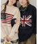イギリス＆アメリカ国旗ニット