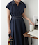 配色ステッチスキッパーワンピ