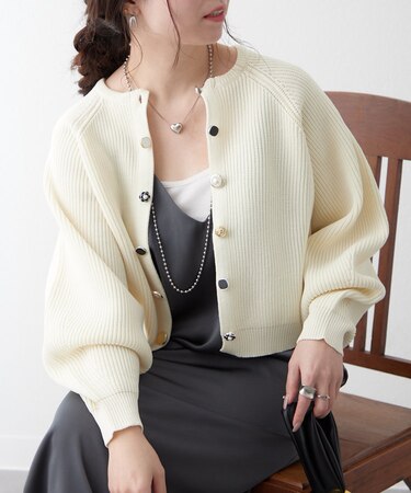 【NAO】多ボタンカーディガン