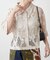 【春夏トレンドキーワード/lace】ショート丈レースシャツ