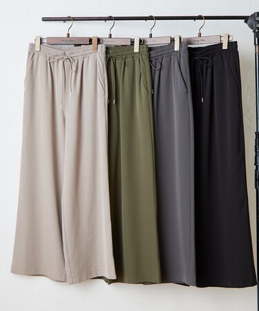 リラックスイージーワイドパンツ