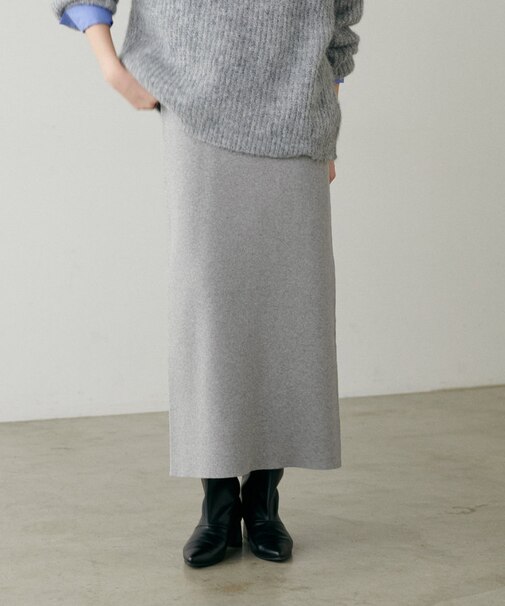 【LARUTA】Wフェイススリット付きスカート