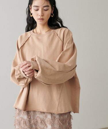 【LARUTA】ヴィンテージライクスウェットプルオーバー