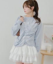 【春の新作】【OUTLET限定】リボン付スウェット