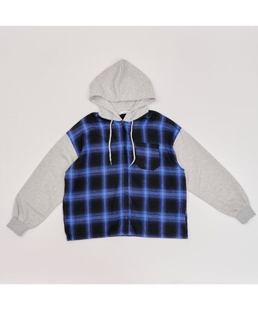 ドッキングシャツパーカー