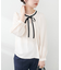 【natural couture】リボン付きマルチWAYブラウス