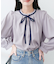 【natural couture】リボン付きマルチWAYブラウス