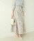 【natural couture】フラワージャガードスカート