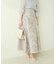 【natural couture】フラワージャガードスカート