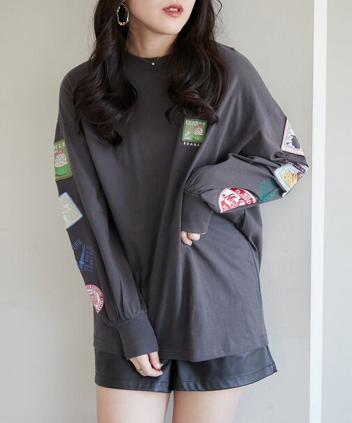 【RMAF】【大人気リバイバル】ワッペンロンＴ