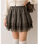 【OLIVE des OLIVE】裾レースティアードミニスカート