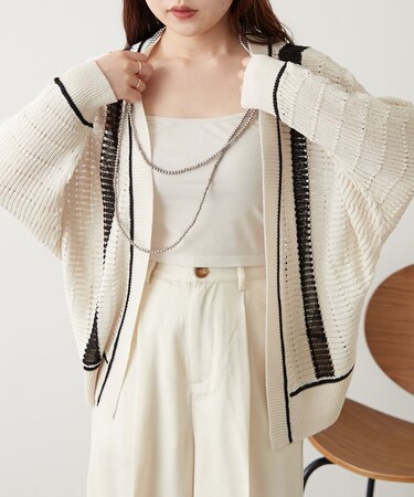 【RMAF】配色ドルマンカーデ